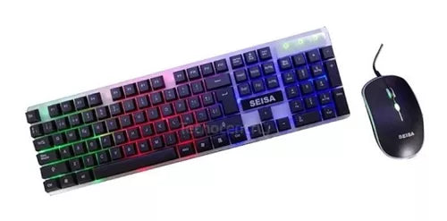 Combo Teclado/Mouse Gamer Retroilumin